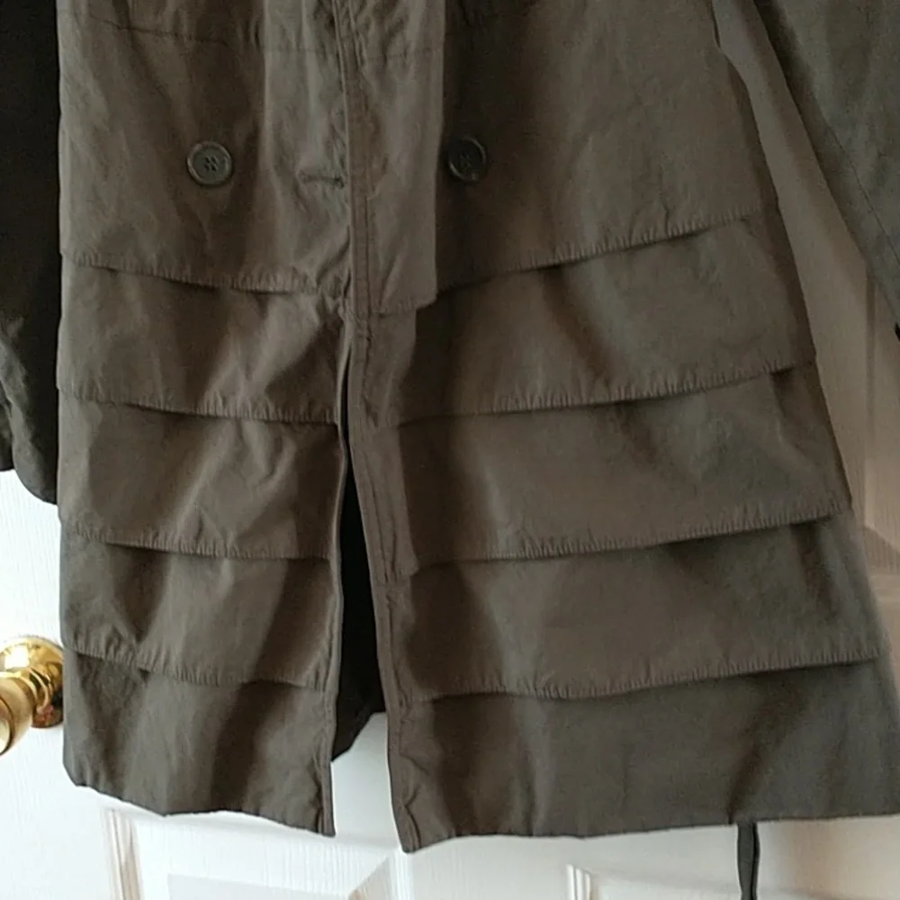 INC Green Linen Jacket - Picture 3 of 5